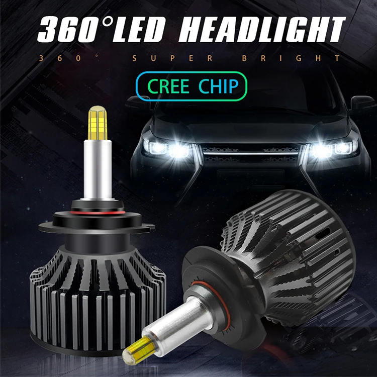  3D R1T 360 градусов 6 сторон 18000LM H11 Противотуманные фары H8 H4 h7 светодиодные HB3 9005 HB4 880 881 H27 LED H1 дальнего ближнего света автомобильные