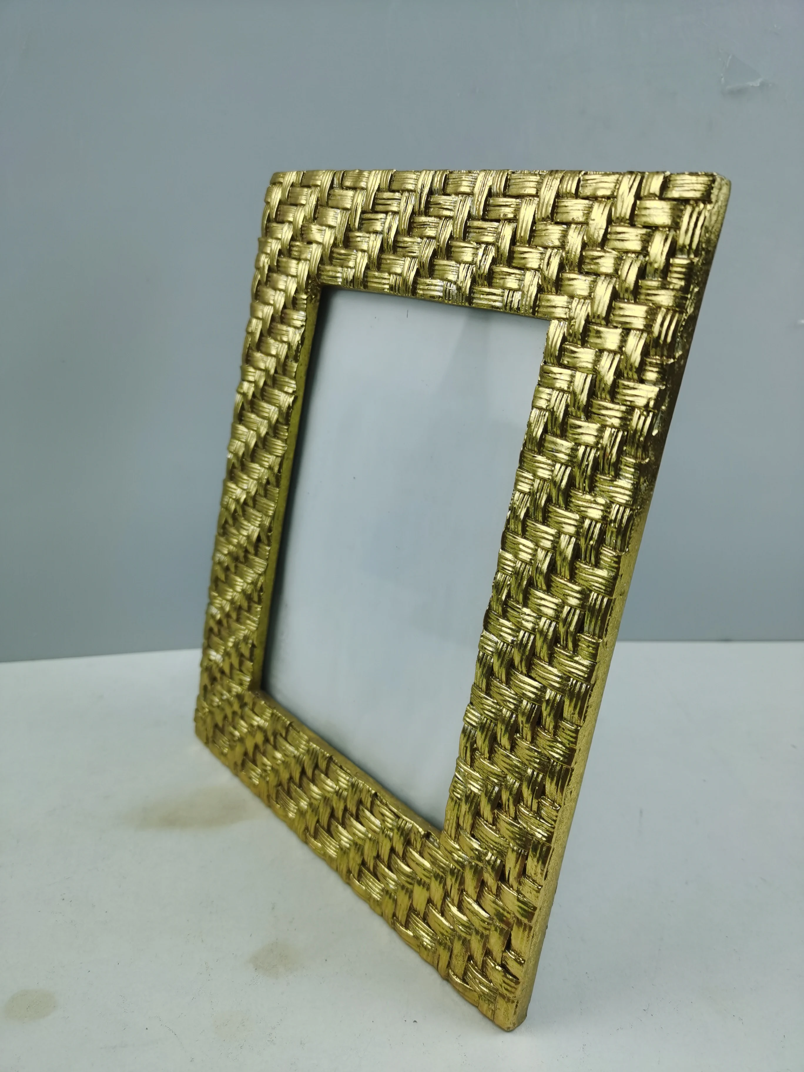 Custom Resin Vintage Unique Green Picture Frame 4x6 Family Antique Photo Frame for Home Decoration