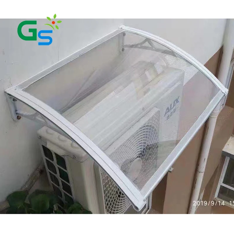 Easy Install Diy Polycarbonate Awning Shade Canopy Plastic Window Awning For Outdoor Sunshade