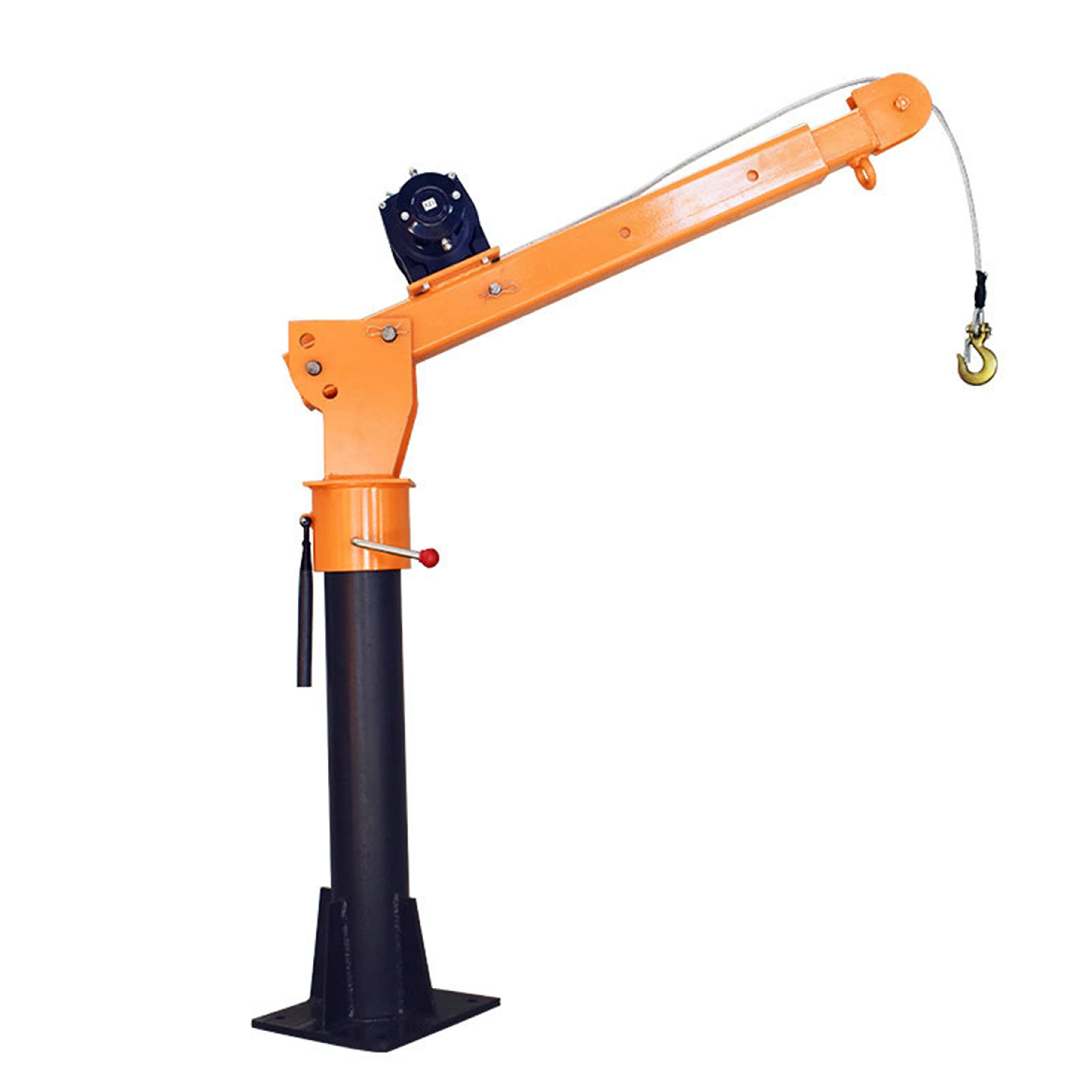 HAOY Hydraulic Pickup Engine Hoist Machine 800 Kg Folding Arm New Manipulator Truck Mounted Jib Cranes