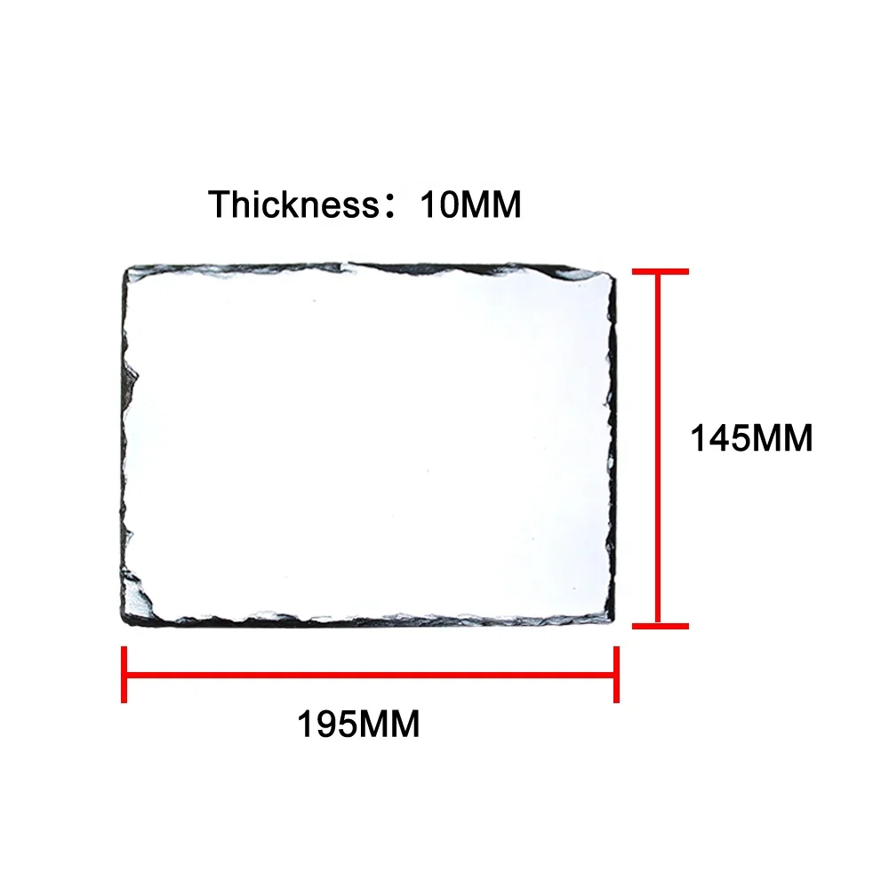 Subbank Sublimation Slate Wholesale Blank Photo Frame Coated Sublimation Rock Slate