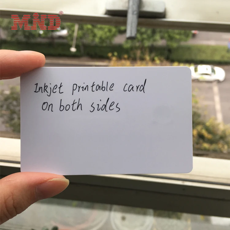 Wholesale blank inkjet PVC card no chip for Epson L805 pvc card printer