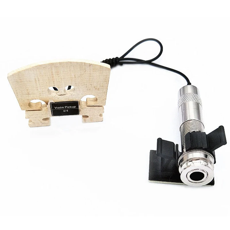 Manufacturer Hot Selling Multifunction High Quality Violin Pickup With Bridge For Sale EQ Equalizer