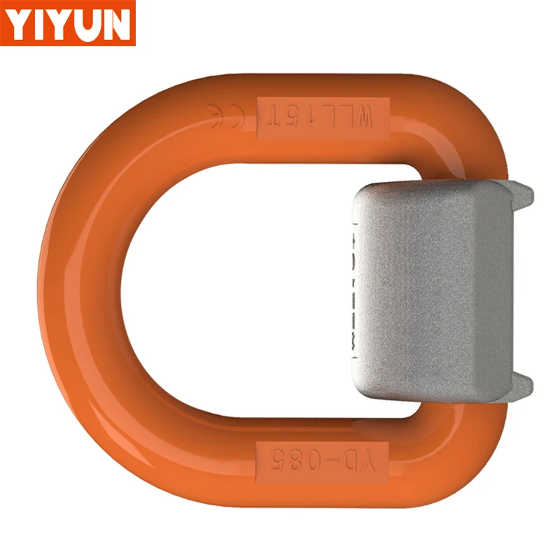 Industrial heavy loads lifting D ring /Grade 80 Spring Loaded Lashing Ring