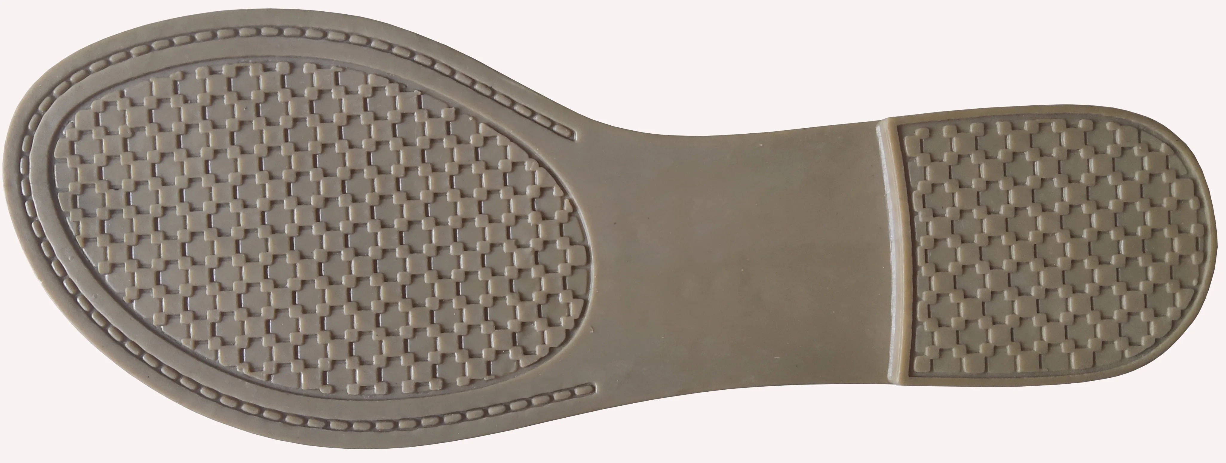 Manufacturer Flat Sandal Outsole from China Good Quality Design Round Toe Tpr Sole for Woman Causal Shoes Dressing Shoe