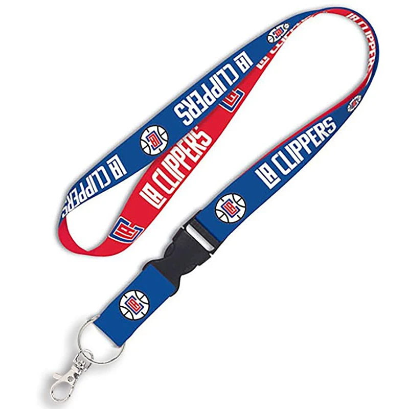 High quality polyester lanyard all 30 basketball team NBA lanyard Oklahoma City Thunder lanyard with custom