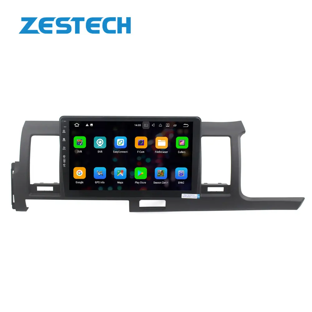 ZESTECH 10 INCH Android 12 universal touch screen car player stereos autoradio multimedia car videos systems for Toyota Hiace