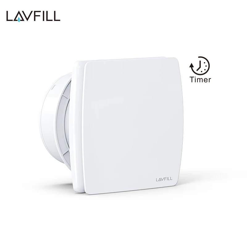 Вытяжной вентилятор для ванной комнаты с таймером, 30 минут