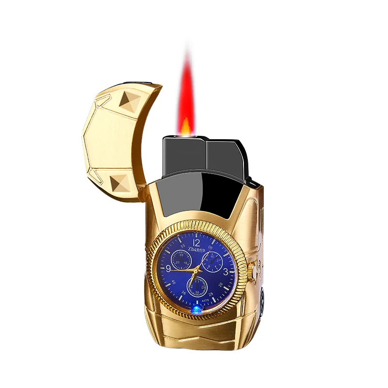 Novelty Lamborghini Lighter Toy Party Supplies Watch With Light Red Flame Torch Smoking Accessories Cigarette Cigar Lighters