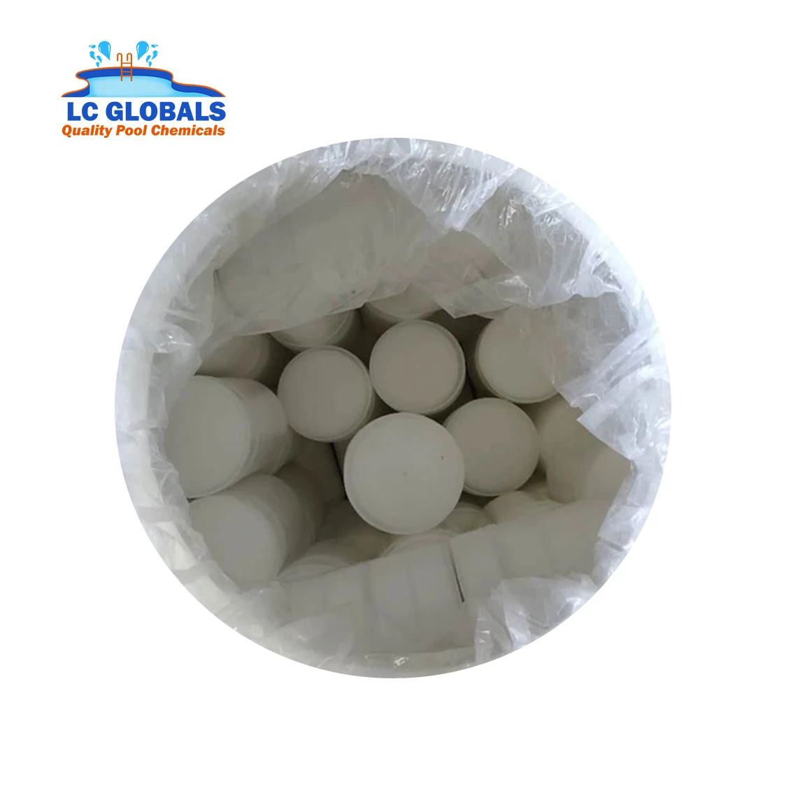 Factory supply chlorine tabs 90 for swimming pool chlorine tablets 200g TC%CA Pool chemical