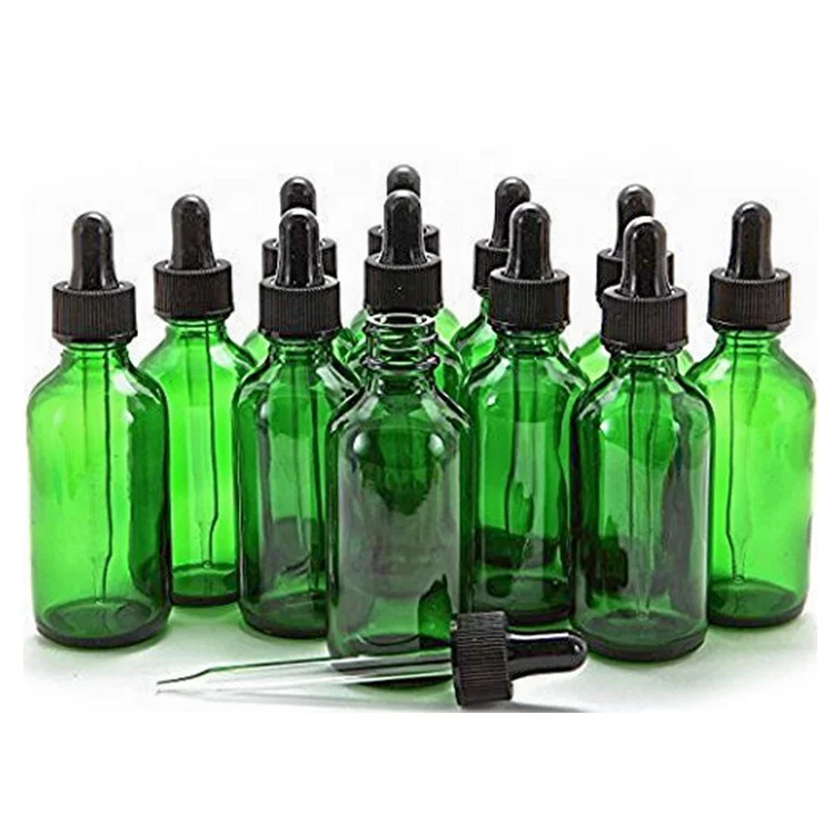 OEM amber clear black 5ml 10ml 15 ml 30 ml 50 ml wholesale essential oil refillable serum pipette bottles dropper bottle