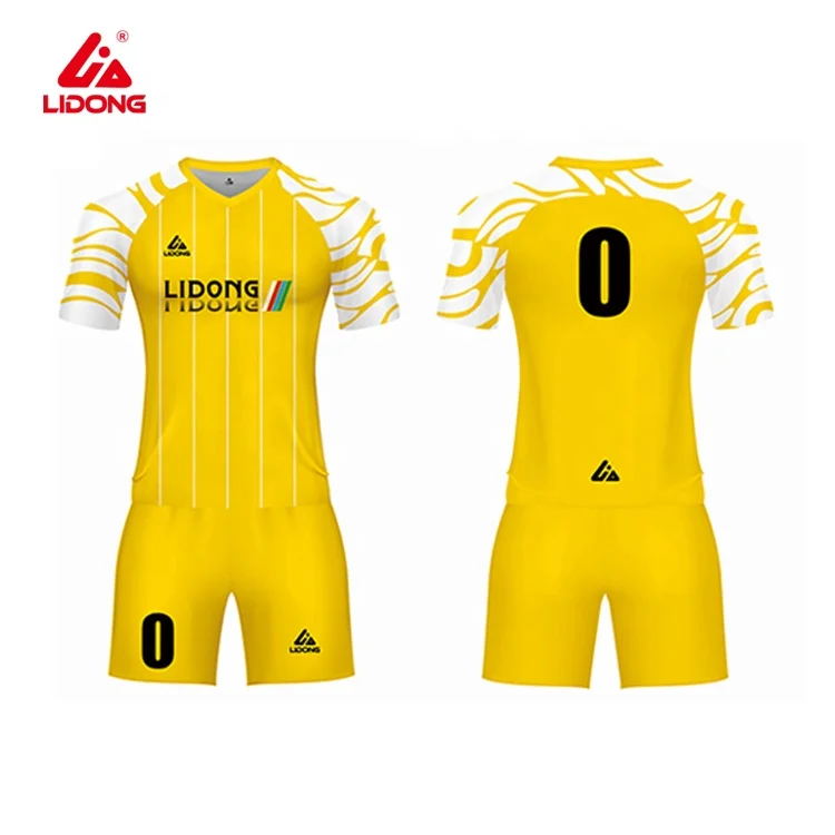 Fashion Soccer Team Wear Jersey Custom Football Kits Uniforme Soccer For Football Club