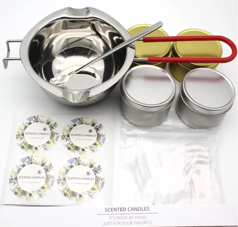 2023 Hot Sale Unique Design Diy Candle Making Kit Set Accessories With Burner for Home Handmade Oem