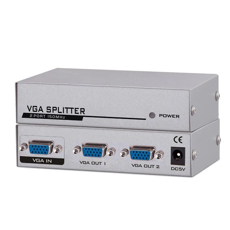 8port 1x8 VGA splitter 1 input 8 output with Bandwidth 150MHz 250MHz 350MHz Optional