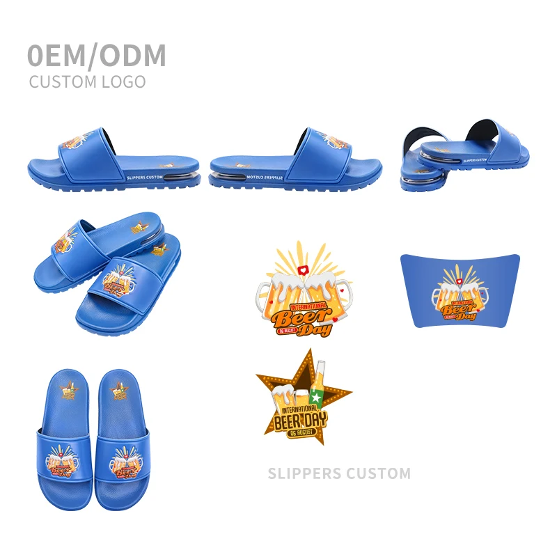 Designer Unisex Slippers For Men Custom Logo Slides With Custom Blank Slippers Footwear Women Slides Custom Men Slides With Logo