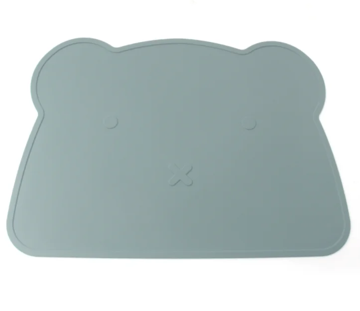 Пищевая крошечная столовая настольная силиконовая портативная тарелка для ребенка