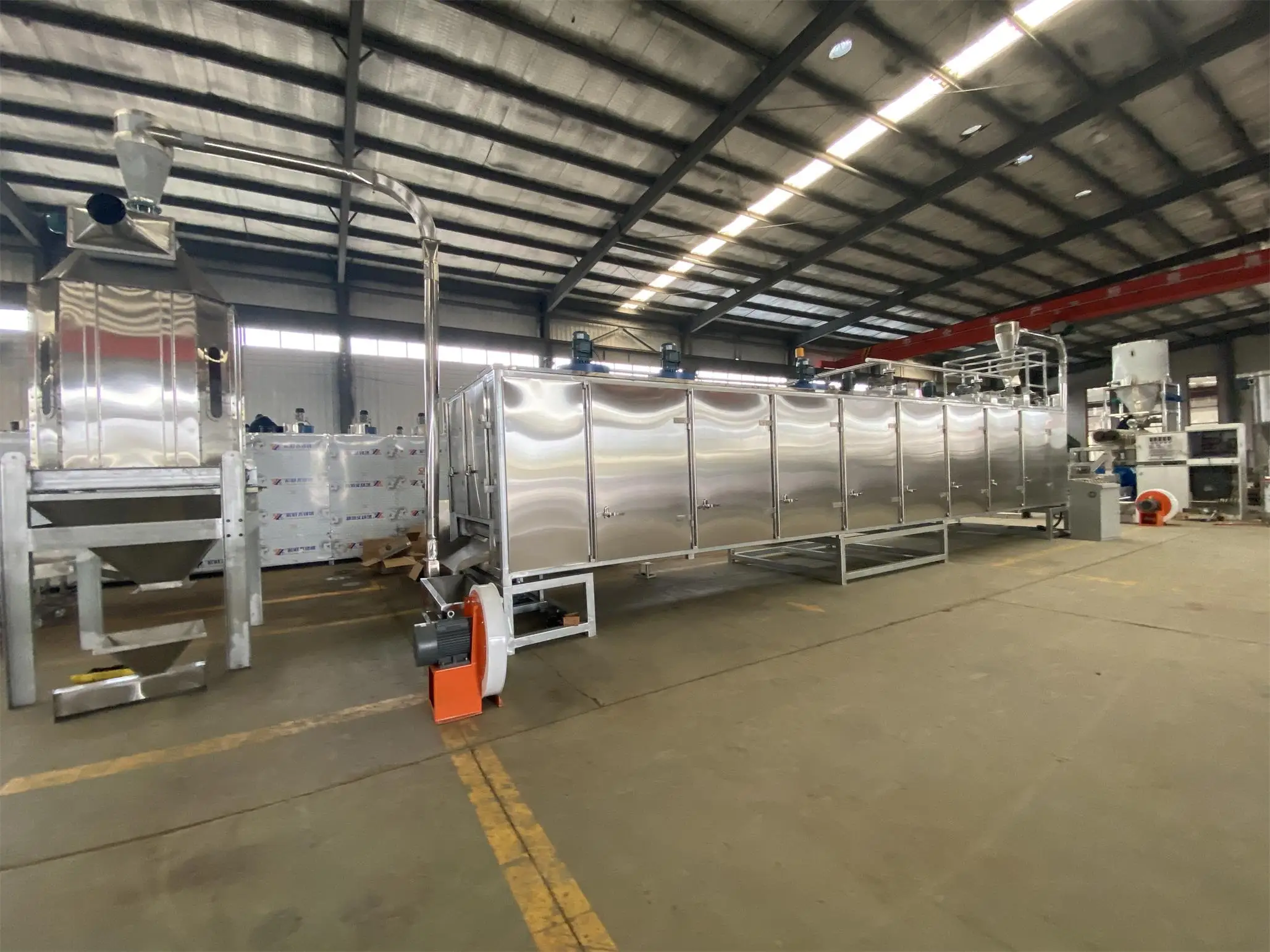 2024 New Design 1ton 2ton Puffed Type Agricultural Farmed Fish Feed Extruder Equipment Plant Processing Machine Line