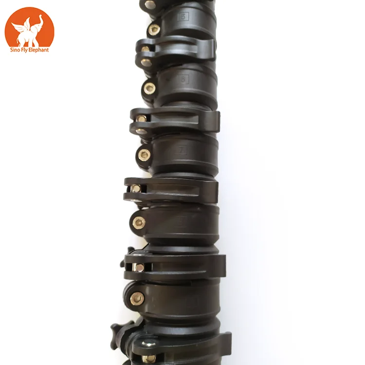 17m 56ft jual carbon fiber large lembaran telescopic picking harvesting fishing rod pole pipes shaft tube