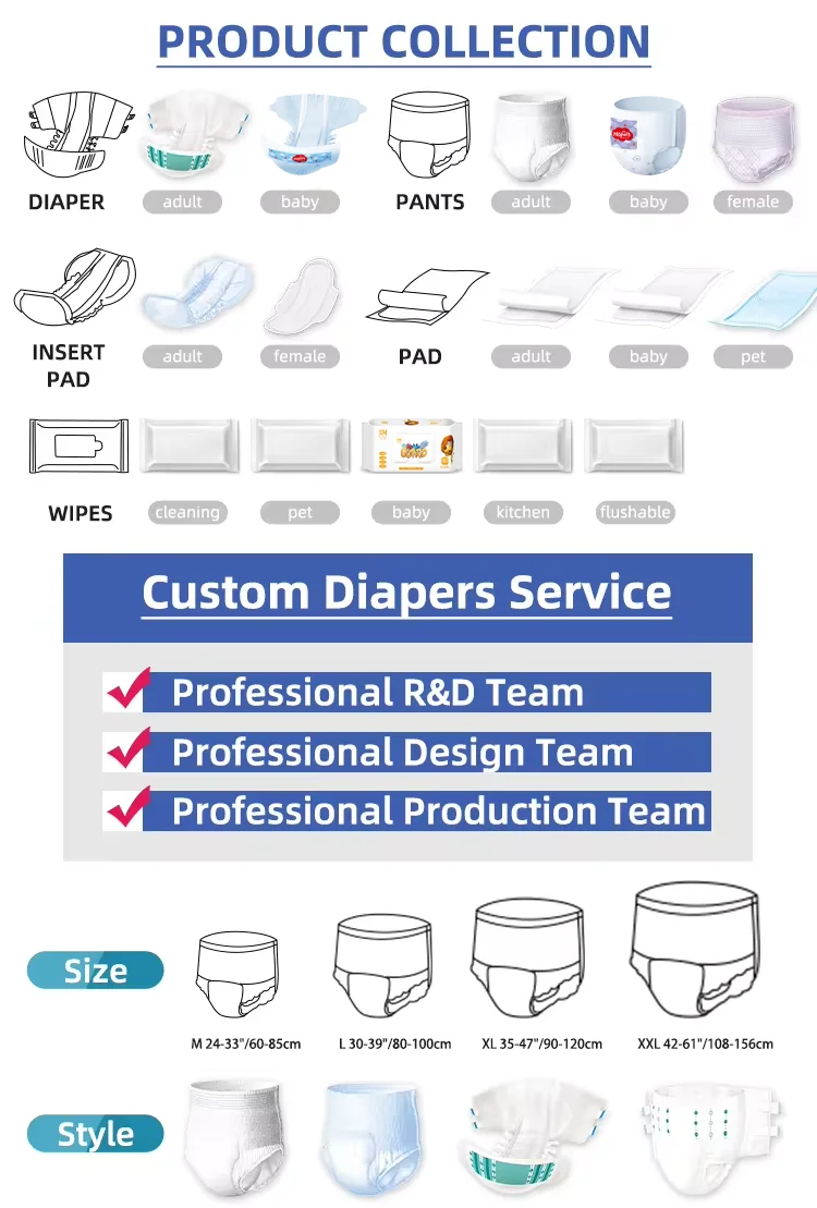 Disposable Wholesale Adult Diaper Nappy Free Rubber Diaper For Older Adult 4 Size Disposable With Wetness Indicator From Spain