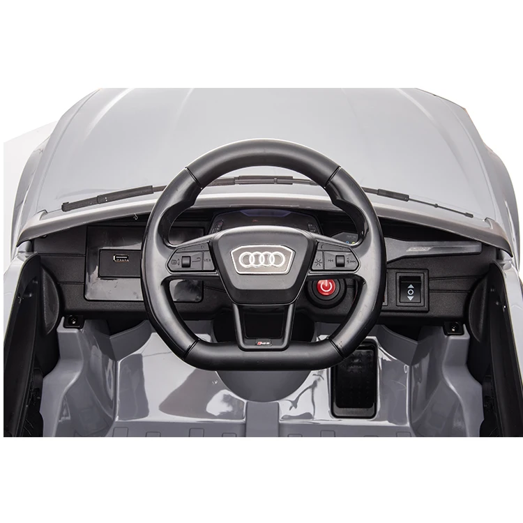 Rechargeable electric car for kids licensed 12v electric remote control battery cars ride on car kids electric audi