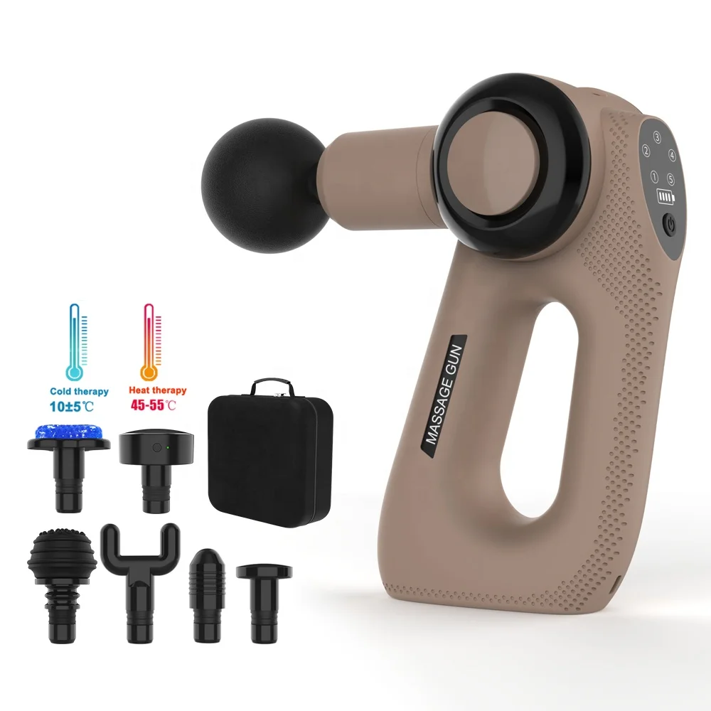 Adjustable Temperature Heating Massager 10MM Amplitude  Muscle Massage Gun