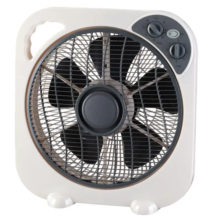 Greenhouse 12inch Flexible Electric Box Fan Portable Air Circulating Fan with timer