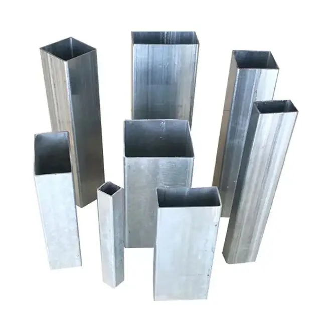 cold rolled pre galvanized welded square / rectangular steel pipe/tube/hollow section prefab house alloy steel/aluminum pipe