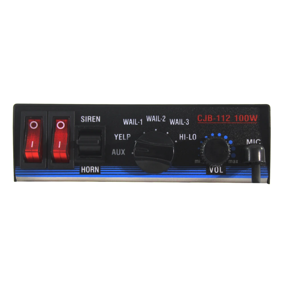 HAIBANG Factory 100w 150w 200w Ambulance Sirens Speaker Amplifier Horn Speaker Fire Alarm Host Siren