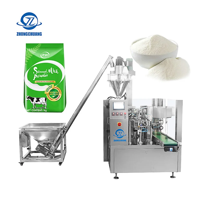 Автоматические весы для взвешивания, стоячий мешочек, упаковочное оборудование для розлива, машина для упаковки сывороточной муки, кофе