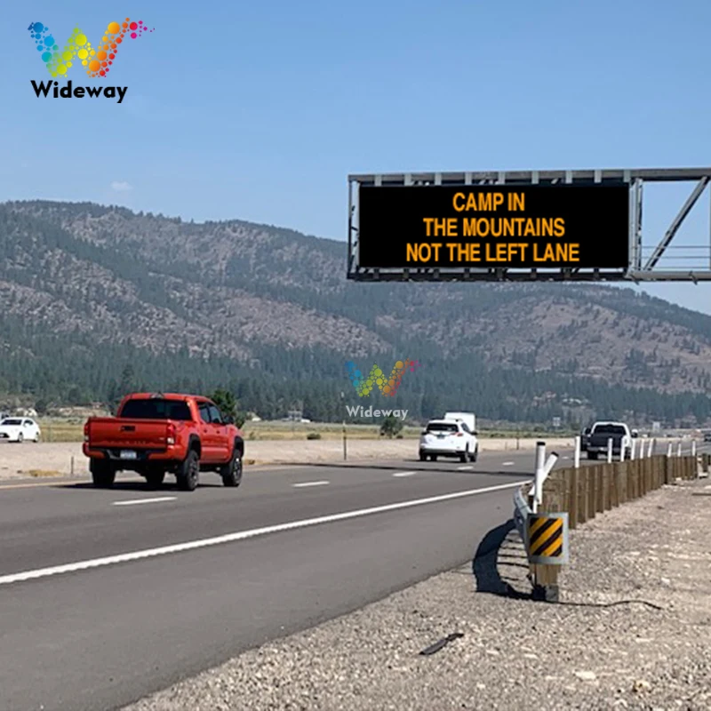 EN 12966 OEM Matrix Road Information Display Full Color Traffic Sign SMD DIP LED Display Variable Information Sign Board