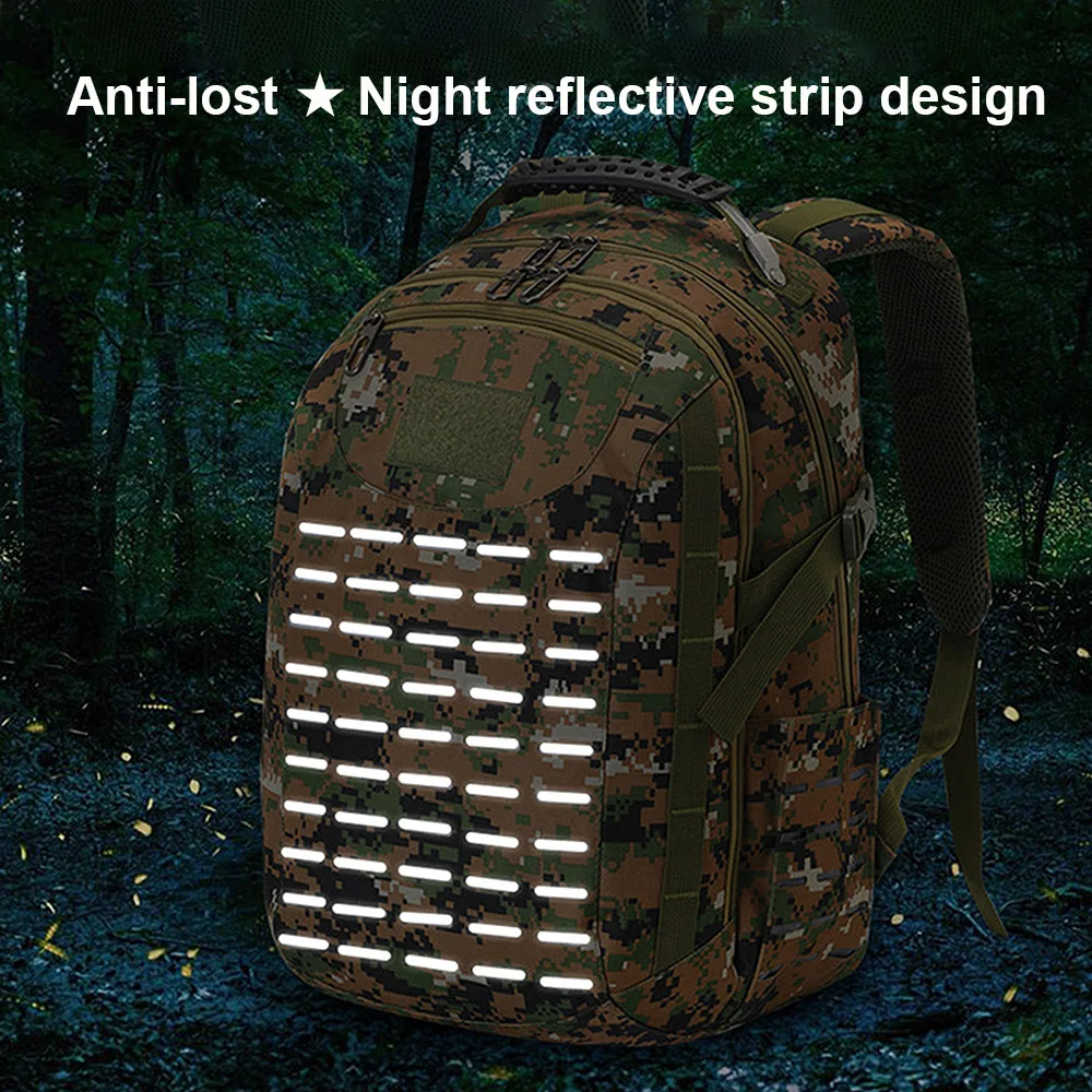 Outdoor Tactics MOLLE Backpack Sports Mountain Hunting bag Camouflage Travel Hiking backpack Camping Oxford cloth backpack