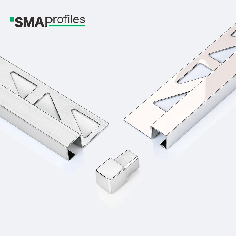  SMA porcelain ceramic tile accessories metal square floor stainless steel trim edge profile for