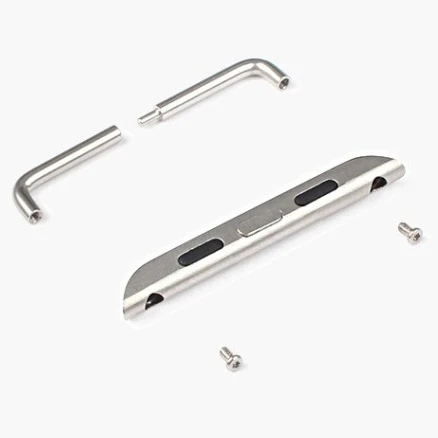 Модный Цветной ремешок из нержавеющей стали для умных наручных часов, зажим для часов Apple, разные размеры