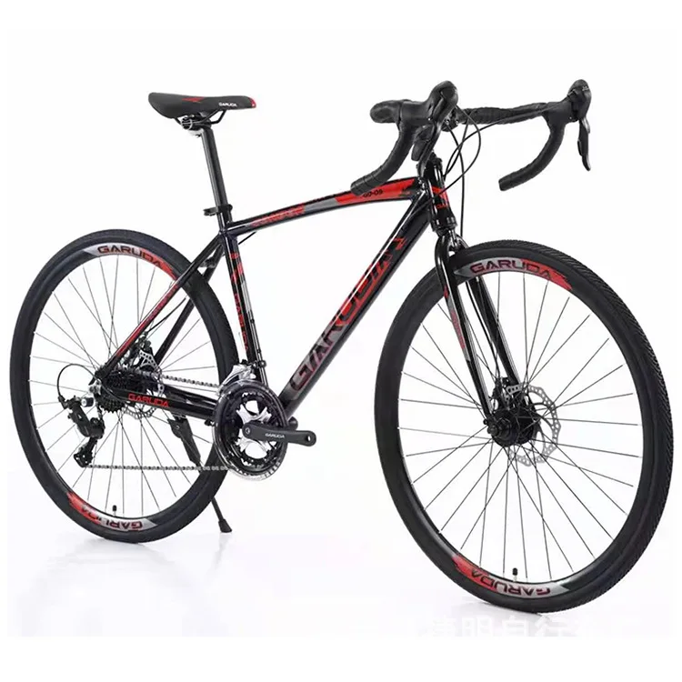 Factory direct sale road bike high quality carbon roadbike 700c race bicycle 21 speed with disc brake off road by cycle for man