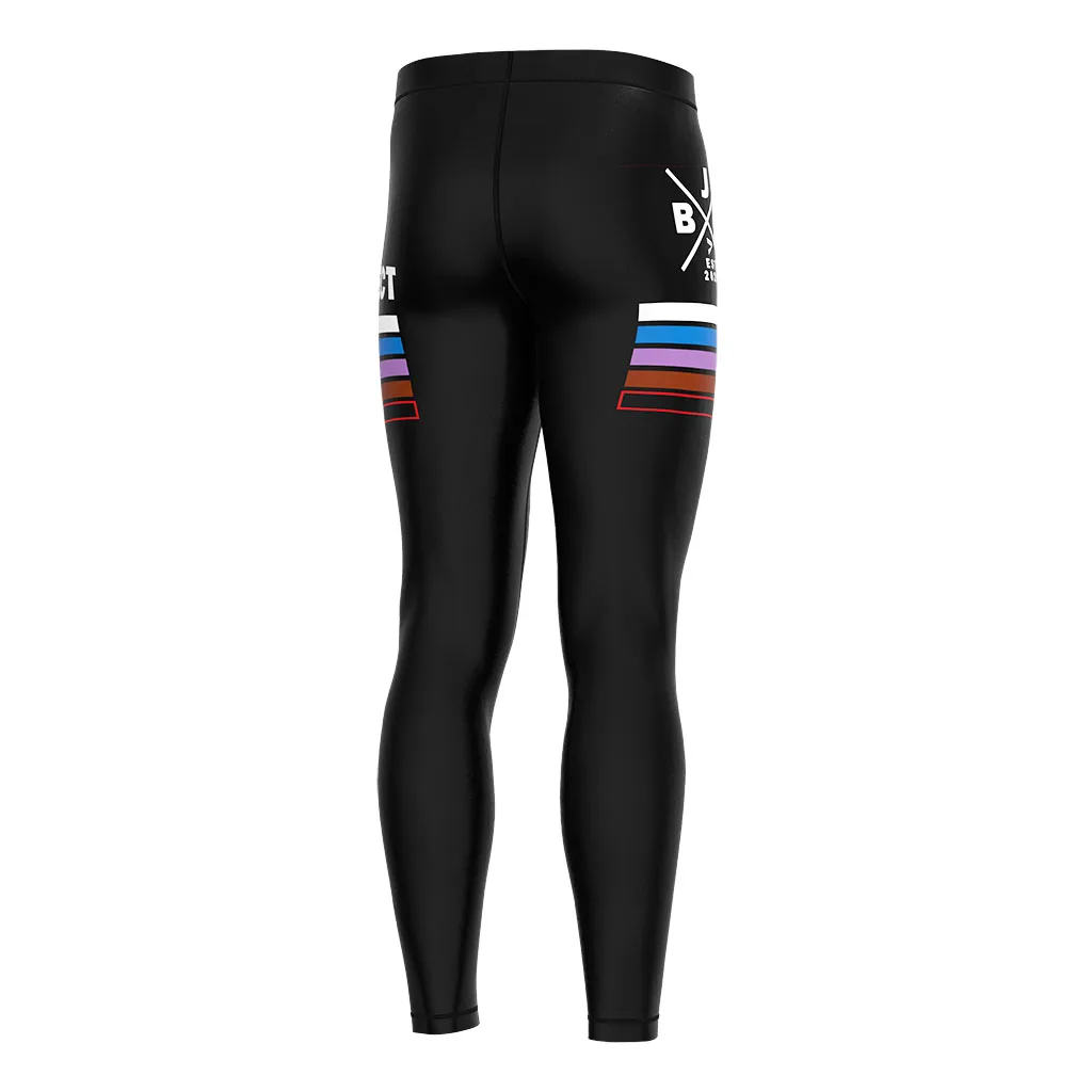 Design Oem Odm Sublimated Judo Bjj Leggings Compression Pants Cycling Running Custom Mma Rashguard Shorts Men Spats