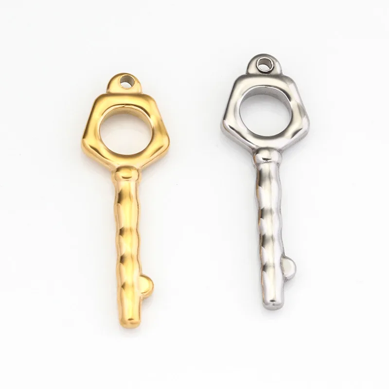 Fine Stainless Steel Jewellery Silver Gold Plated DIY Angel Wings Pendant Charm Couple Gift for Necklace Jewelry Making