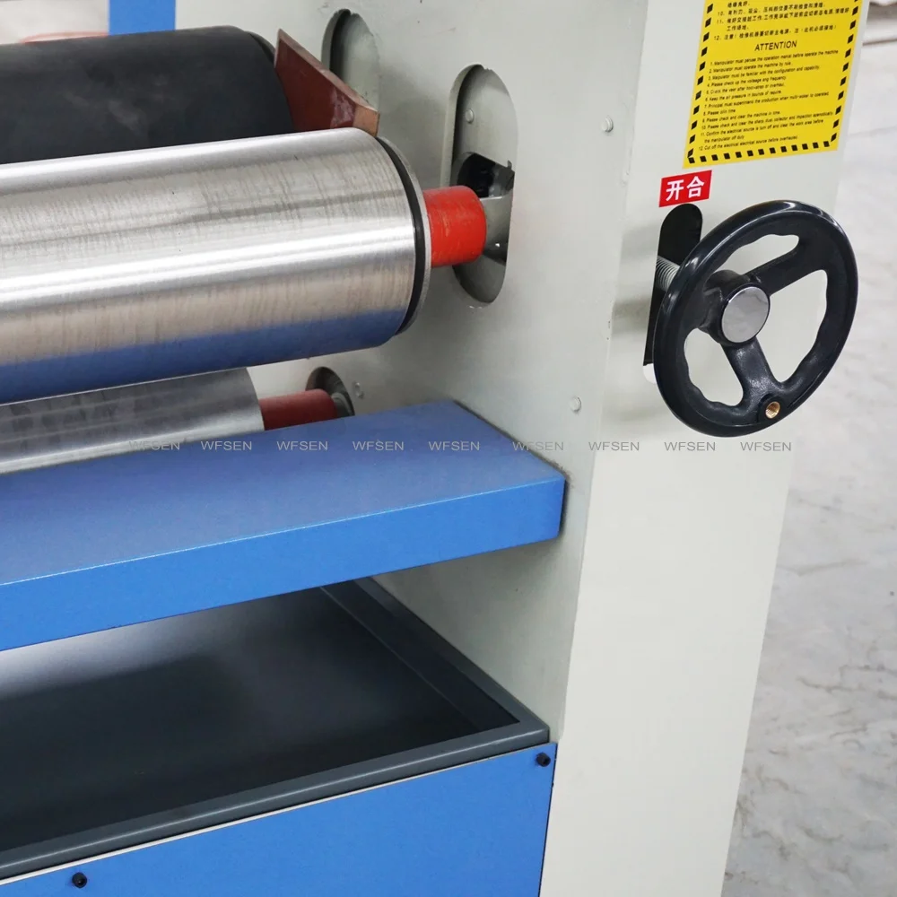 WFSEN MT6113 automatic glue roller wood spreader honeycomb plywood glue spreader for hot cold press