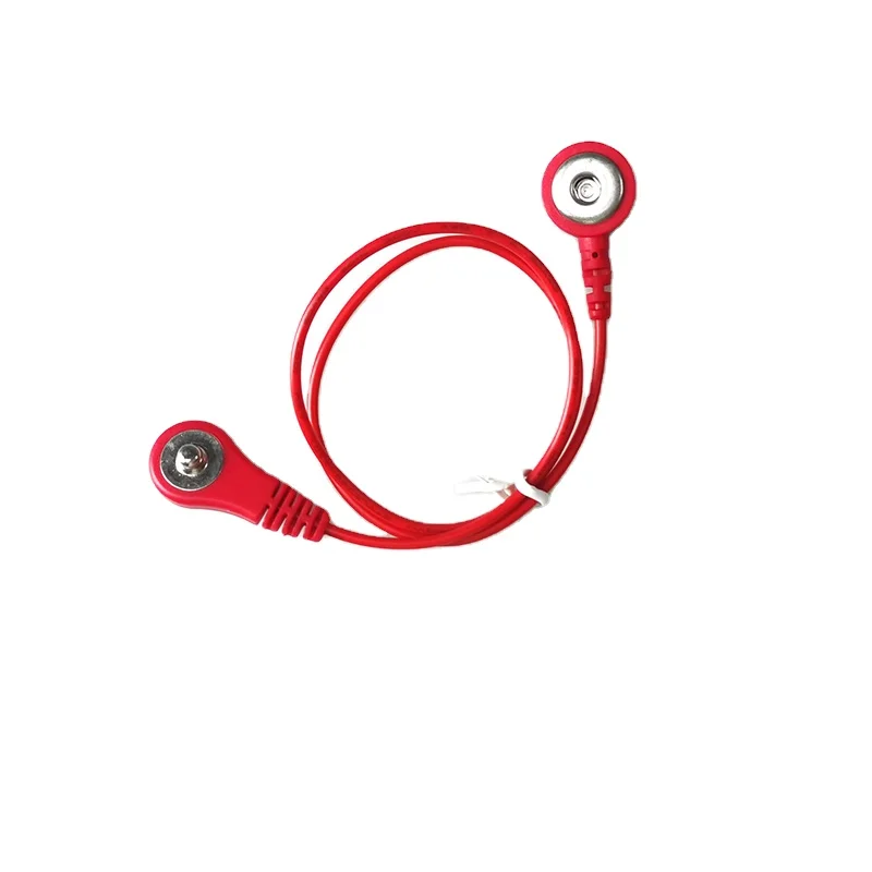 Electrode Lead Wire Adapters,Convert 3.9mm female button to 3.9mm male button lead wires Compatible With TENS, EMS unit device