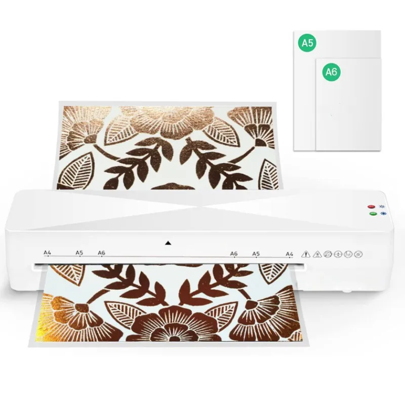 Заводская цена, ручной АБС-рычаг, мини-карты для фотодокументов A4, холодный горячий ламинатор