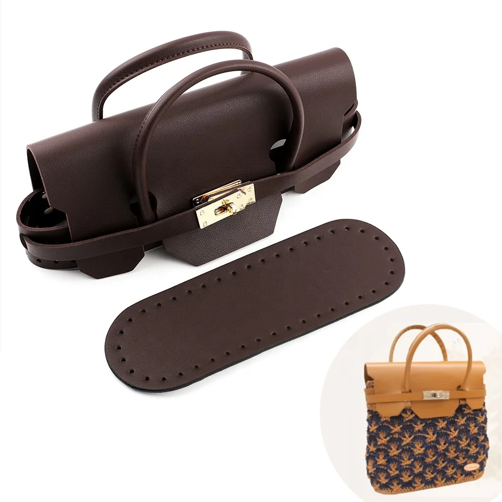 New Leather DIY Bag Accessories Handmade Bag Set with Bag Bottom Fashion Style Accept Customize