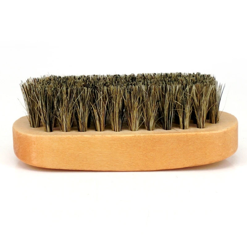 Small Wooden Shoe Brush Wooden Brush For Shoes Pig Hair Travel Small Easy To Carry Shoe Polish Set