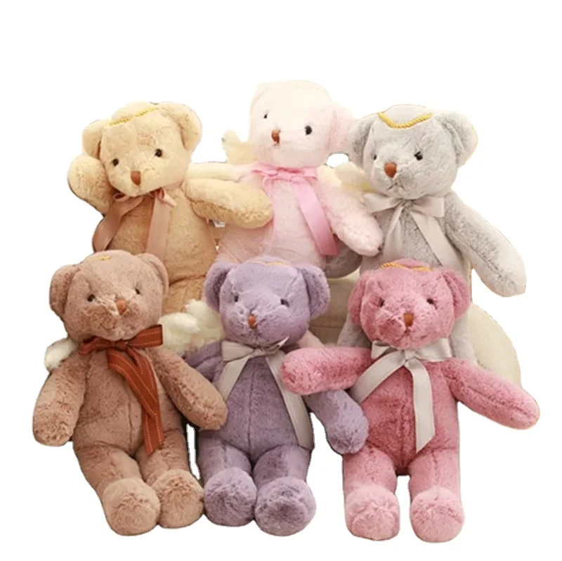 new design Cartoon Cute Soft Angel Teddy Bear Plush Toy Doll bear plush pillow Large Ragdoll Girls Birthday Gift