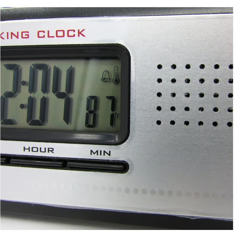 Competitive Factory Price LCD Talking Desk Clock Alarm Digital Clock Flashlight Talking Alarm Clock For Home And Office