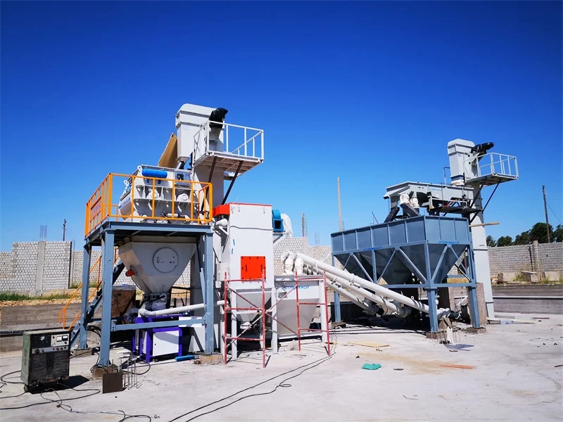 With A Fair White Cement Mix Production Line For Sale Ceramic Tile Adhesive Plant Packing Dry Mortar