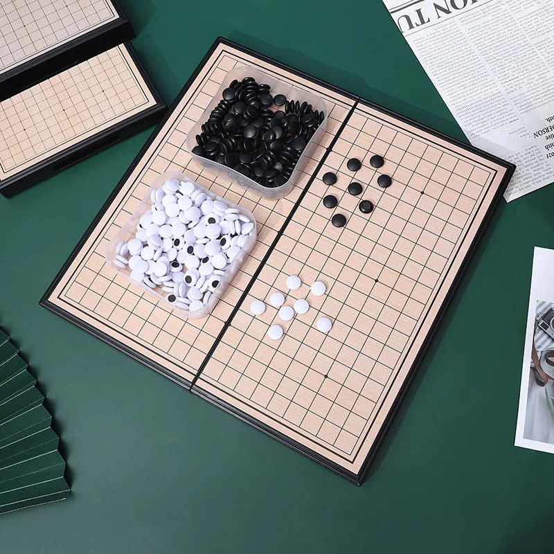 Hot Sale Chinese Go Chess Board Ceramic Stone Weiqi Table Game Set