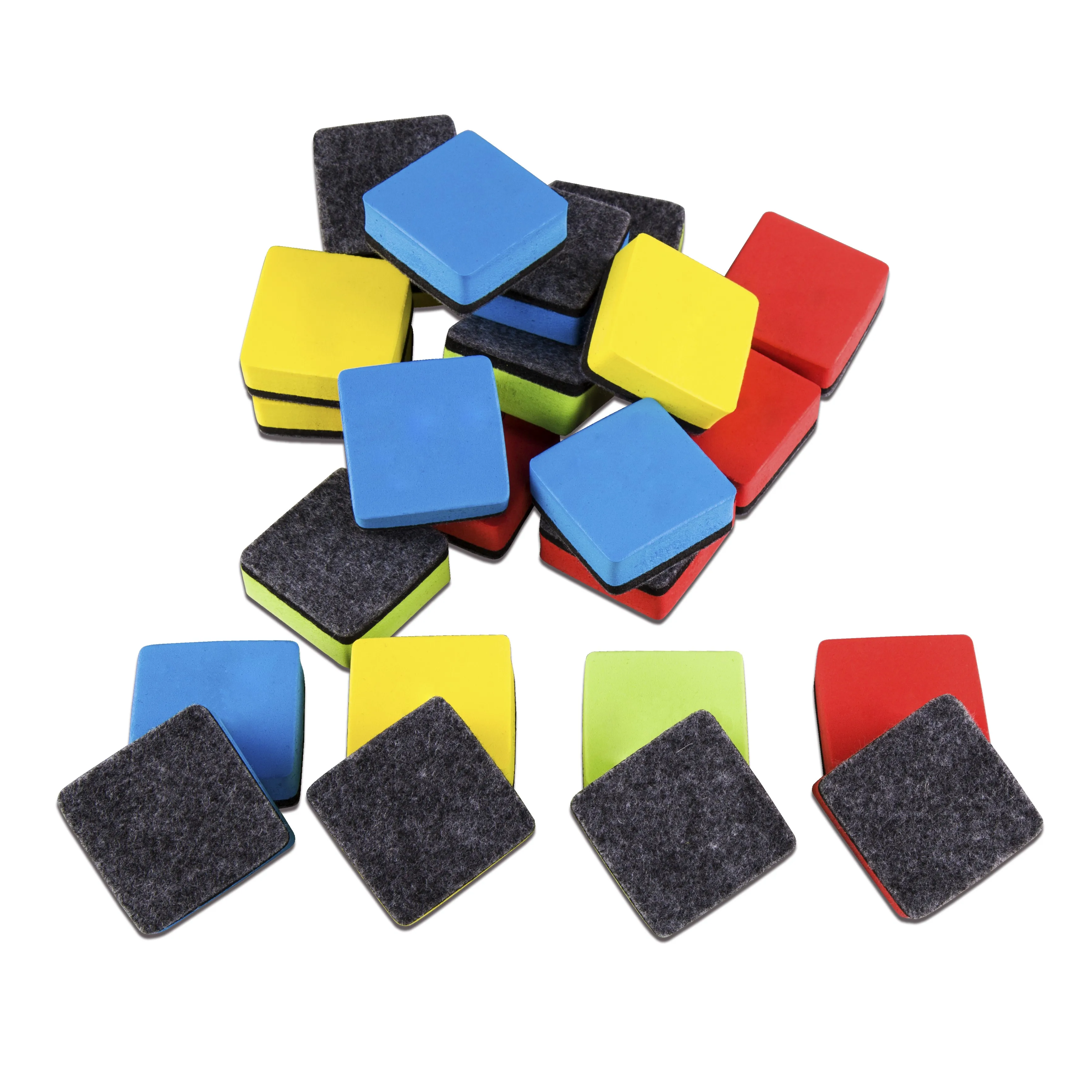 OEM Factory Wholesale High Quality EVA Blackboard Erasers Factory Wholesale Customizable Felt Magnetic Whiteboard Erasers