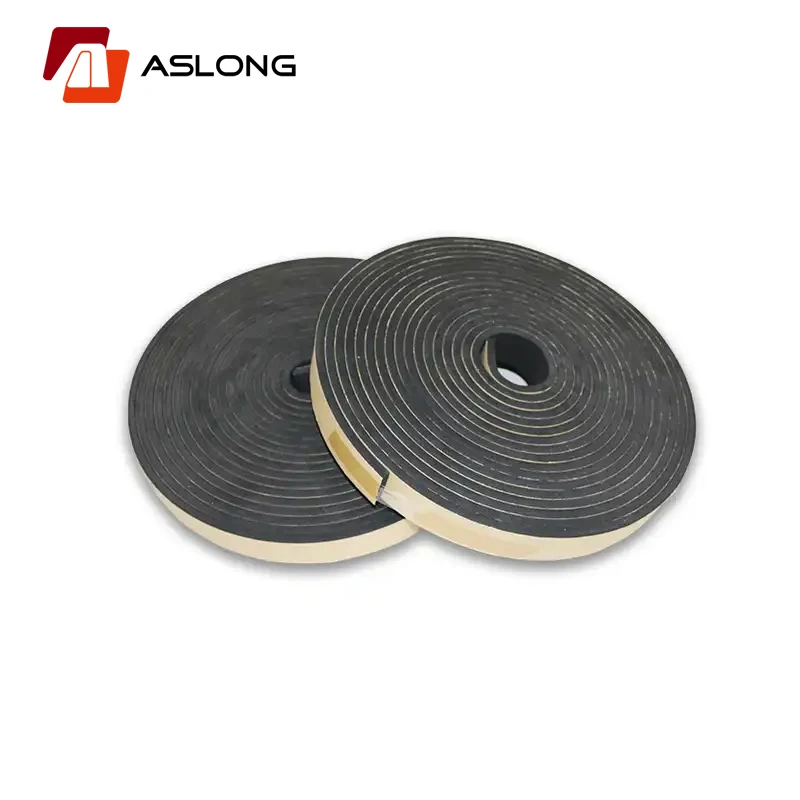 High density multi-purpose weatherstrip automobile air conditioner mounting glazing adhesive single sided NBR foam tape