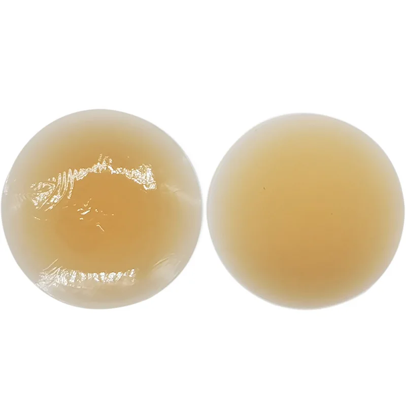JUNXI DIVINUS High Quality Women Reusable Breast Pasties Nipple Cover Self Adhesive Invisible Silicone Matte Nipple Cover