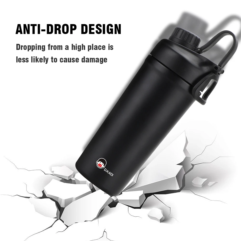 Hot Selling 590ML/820ML Shaker Customized Double Wall Stainless Steel Vacuum Insulated Shaker Sport Water Bottle