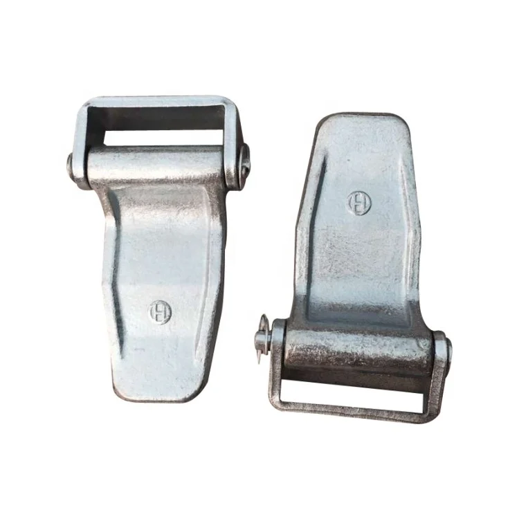 Cargo or Van container door hinge with pins and lugs or foundation